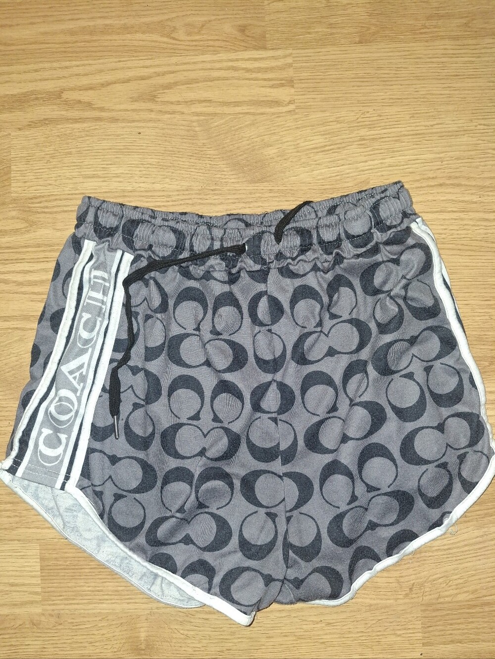 Monogram gray shorts no brand